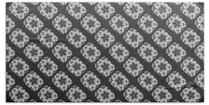 Flower Doodle Pattern I - Beach Towel