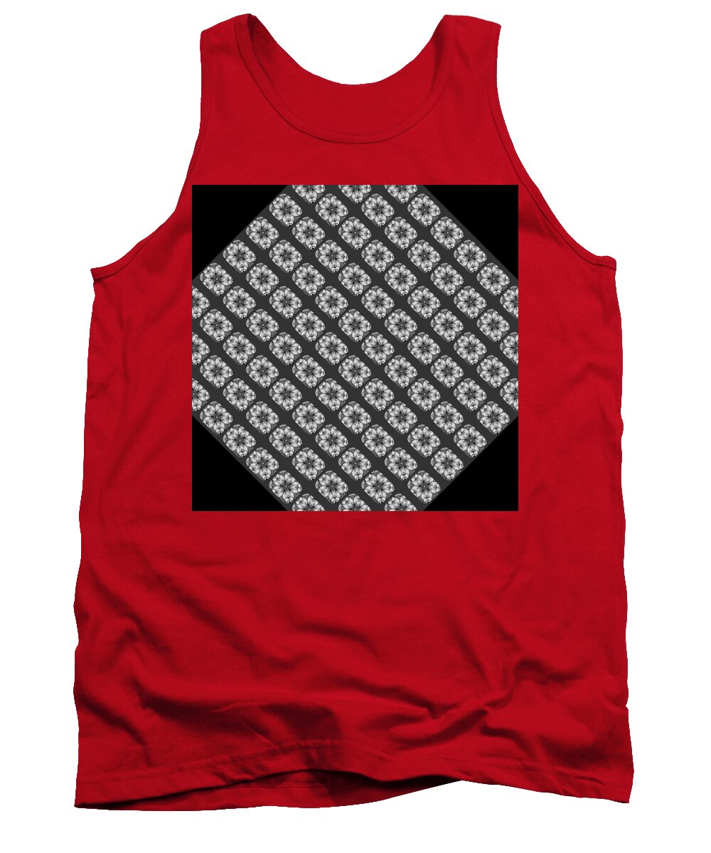 Flower Doodle Pattern I - Tank Top