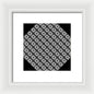 Flower Doodle Pattern I - Framed Print