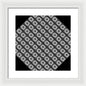 Flower Doodle Pattern I - Framed Print