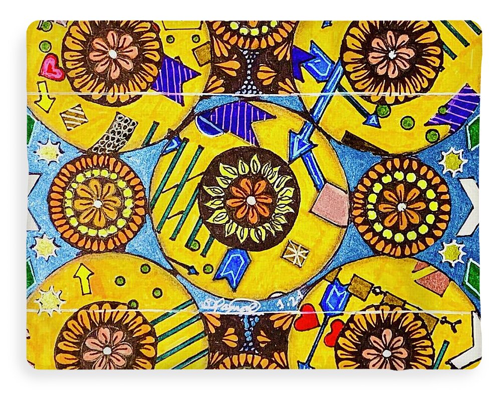 Flower Doodle  - Blanket