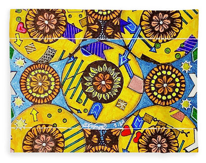 Flower Doodle  - Blanket