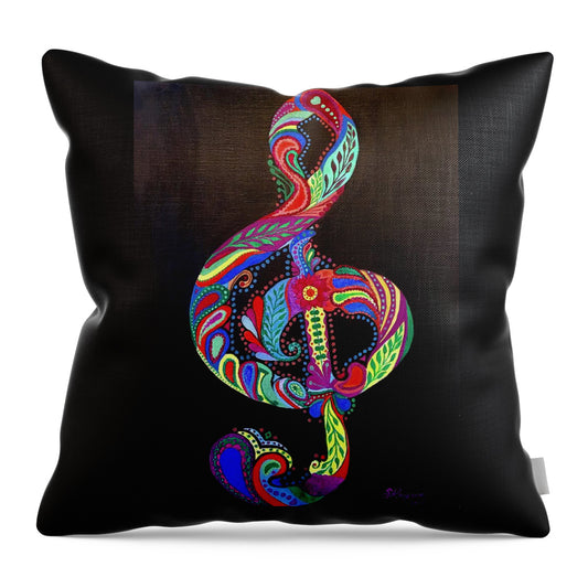 Frequencies of Color - Throw Pillow