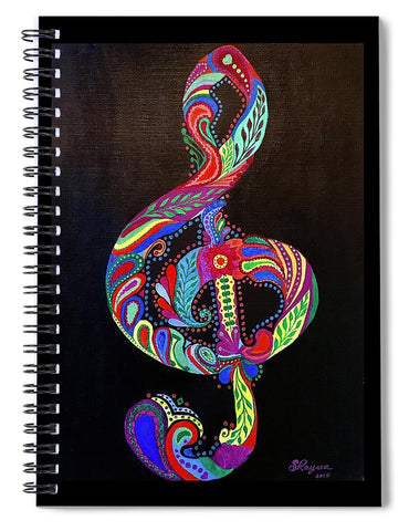 Frequencies of Color - Spiral Notebook