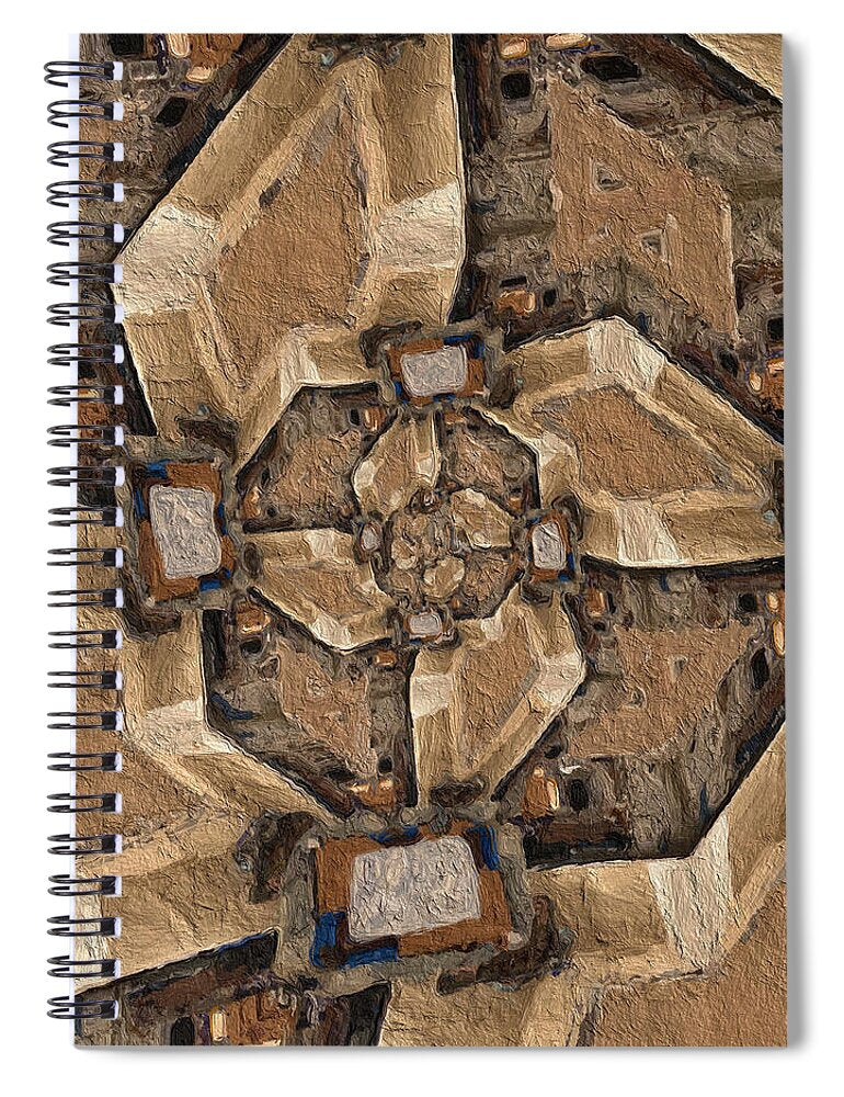 Geo Dunes - Spiral Notebook