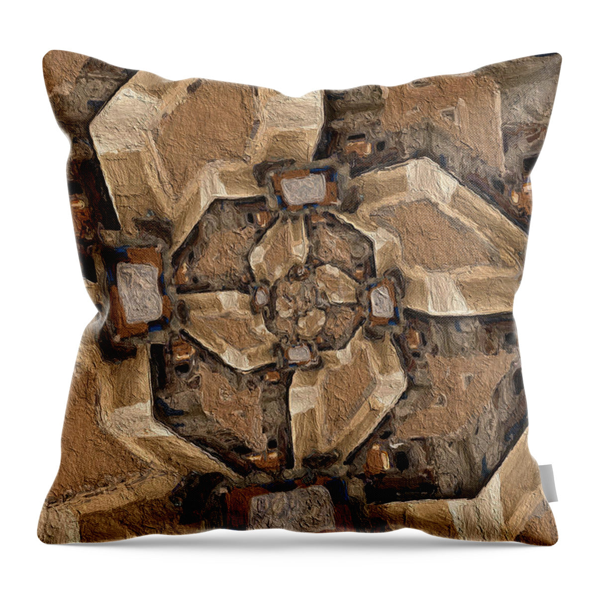 Geo Dunes - Throw Pillow