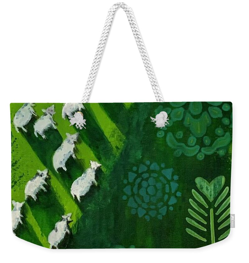 Goats in a Field - Weekender Tote Bag