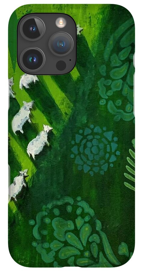 Goats in a Field - Phone Case