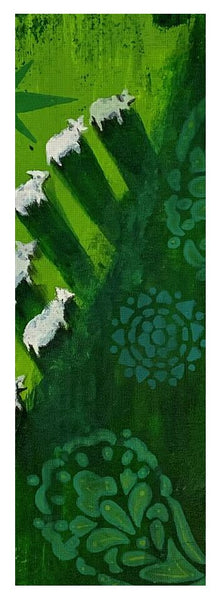 Goats in a Field - Yoga Mat