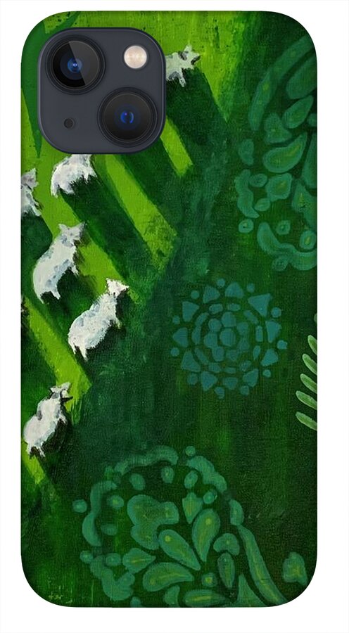 Goats in a Field - Phone Case