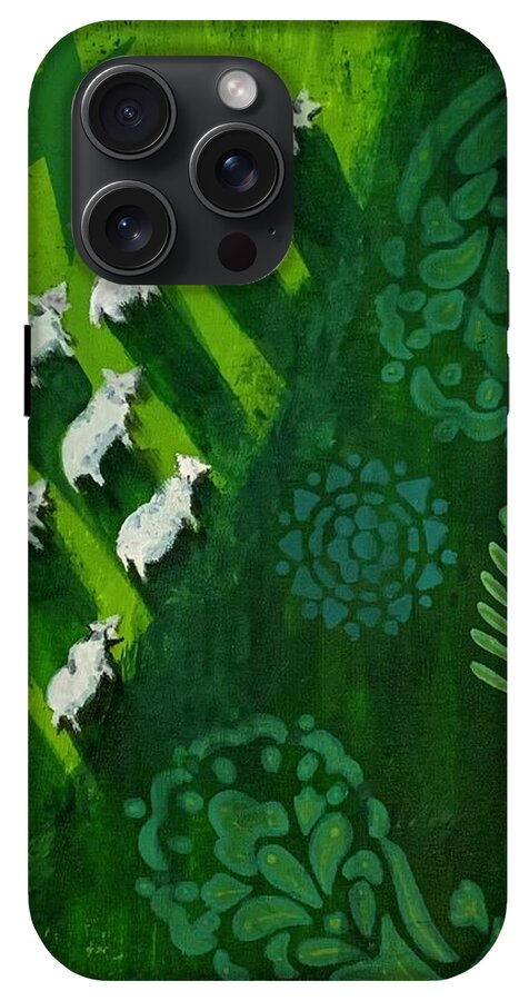 Goats in a Field - Phone Case