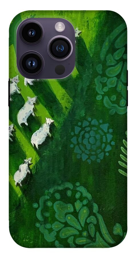 Goats in a Field - Phone Case