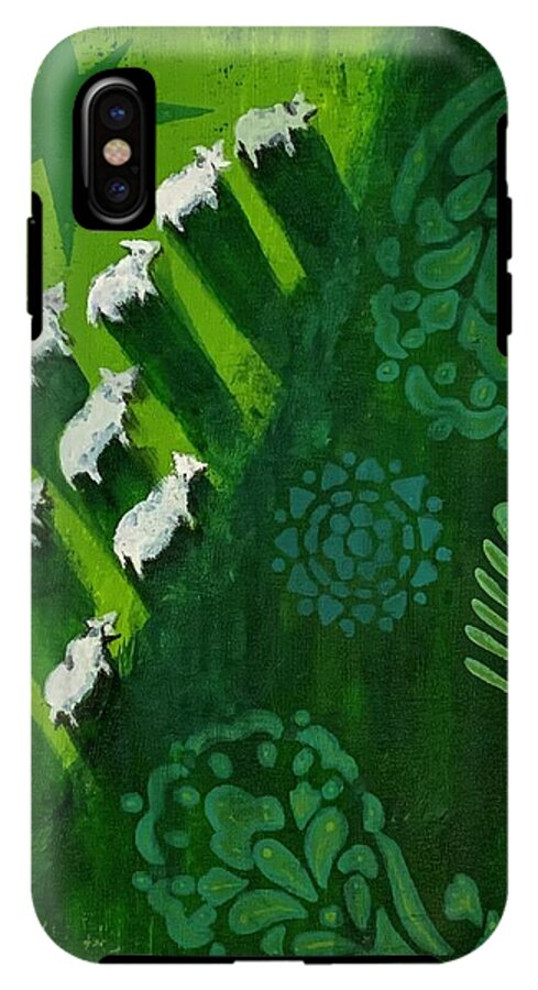Goats in a Field - Phone Case