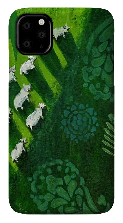 Goats in a Field - Phone Case