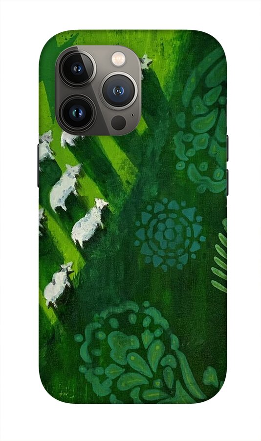 Goats in a Field - Phone Case