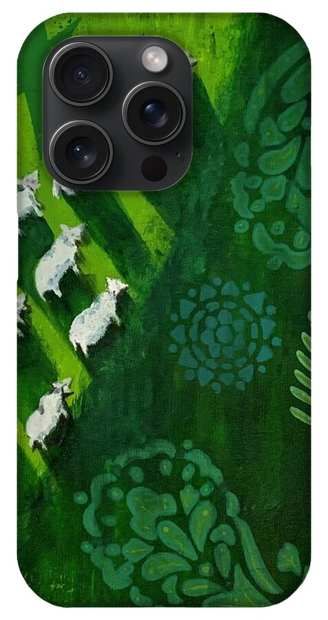 Goats in a Field - Phone Case