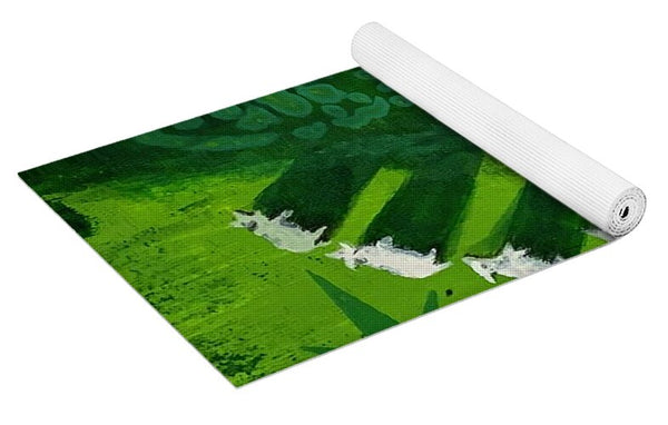 Goats in a Field - Yoga Mat