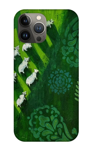 Goats in a Field - Phone Case