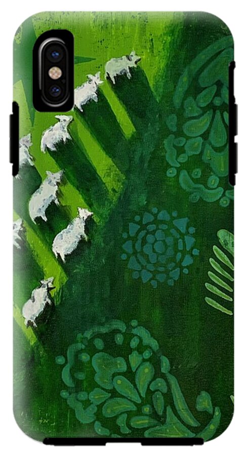 Goats in a Field - Phone Case