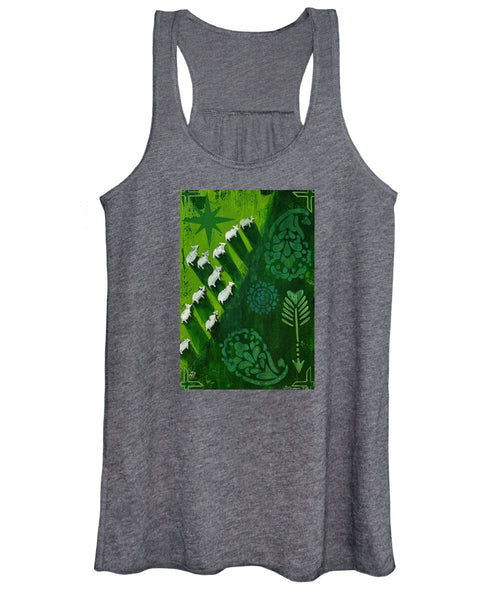 Goats in a Field - Women's Tank Top