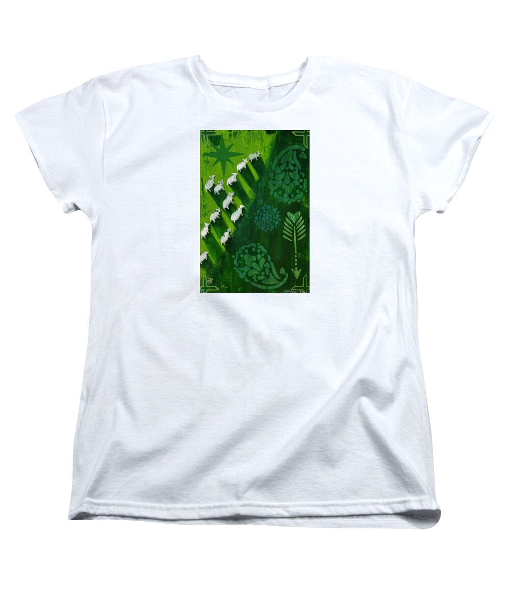Goats in a Field - Women's T-Shirt (Standard Fit)