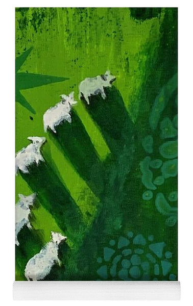 Goats in a Field - Yoga Mat