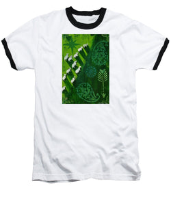 Goats in a Field - Baseball T-Shirt