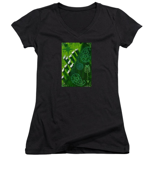 Goats in a Field - Women's V-Neck