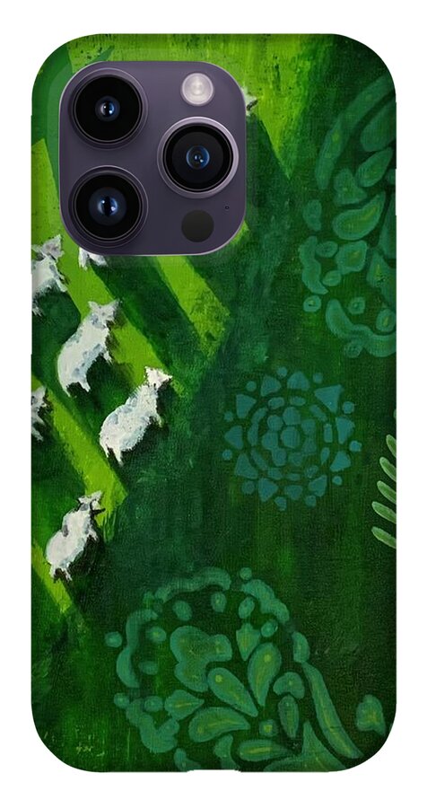 Goats in a Field - Phone Case