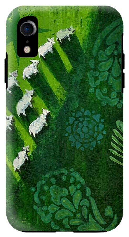 Goats in a Field - Phone Case
