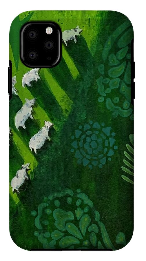 Goats in a Field - Phone Case