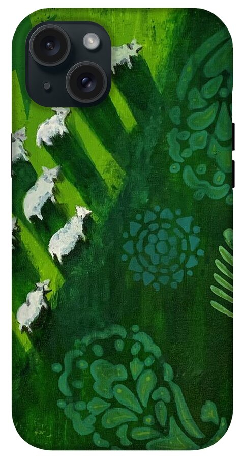 Goats in a Field - Phone Case
