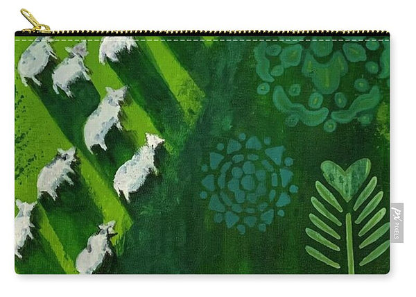 Goats in a Field - Zip Pouch