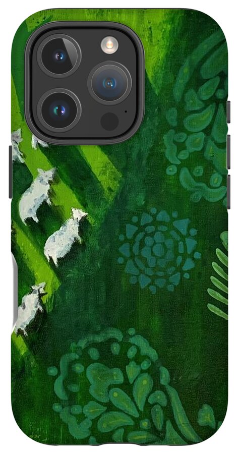 Goats in a Field - Phone Case