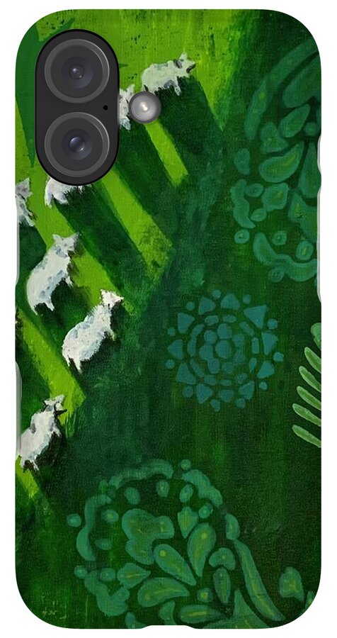 Goats in a Field - Phone Case