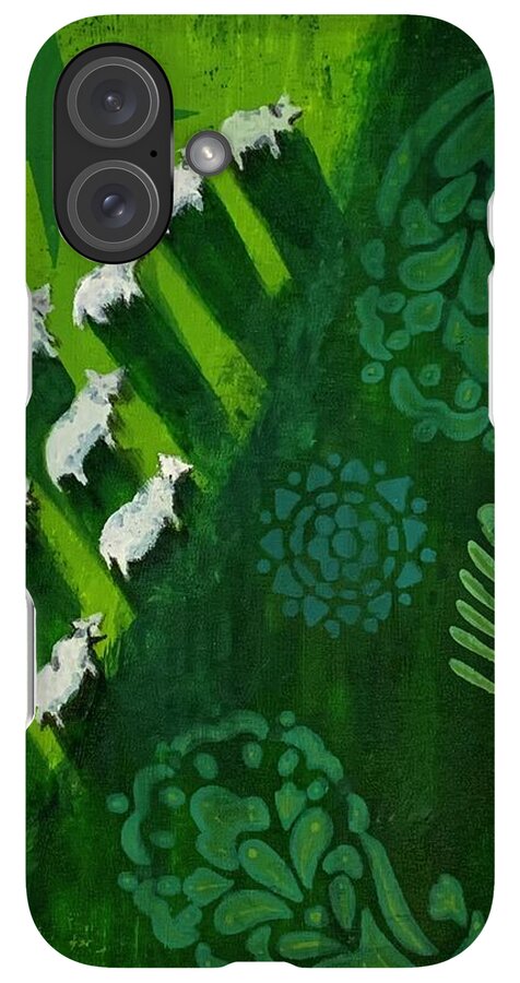 Goats in a Field - Phone Case