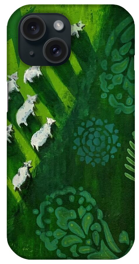 Goats in a Field - Phone Case