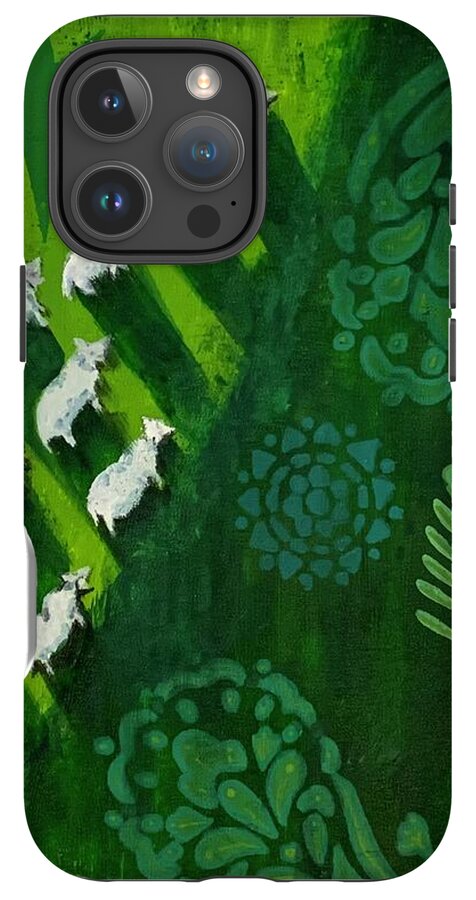 Goats in a Field - Phone Case