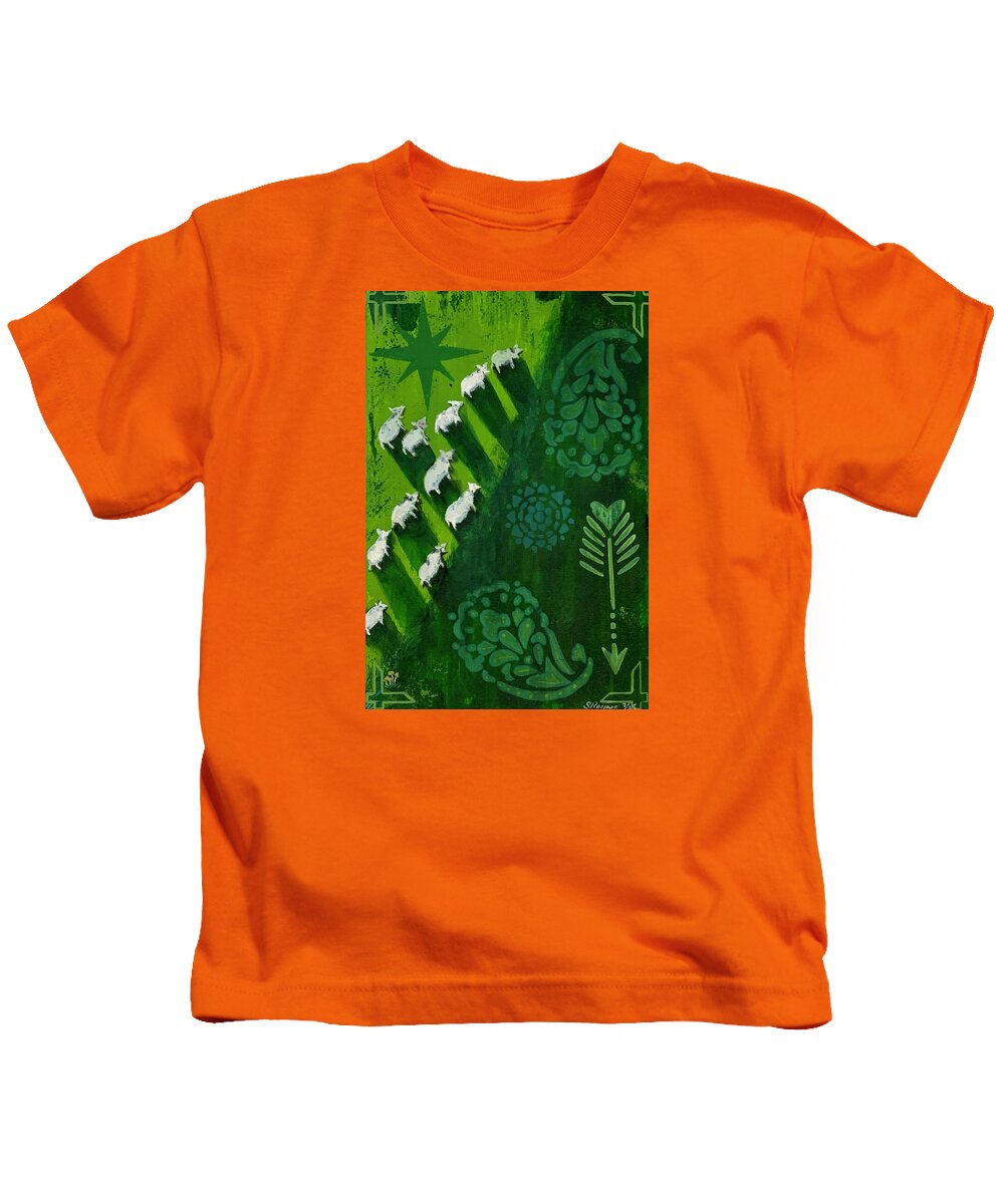 Goats in a Field - Kids T-Shirt