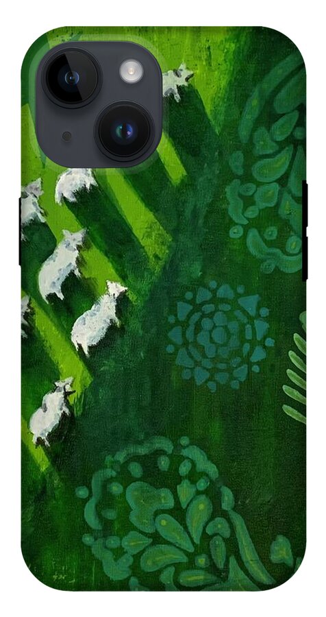 Goats in a Field - Phone Case