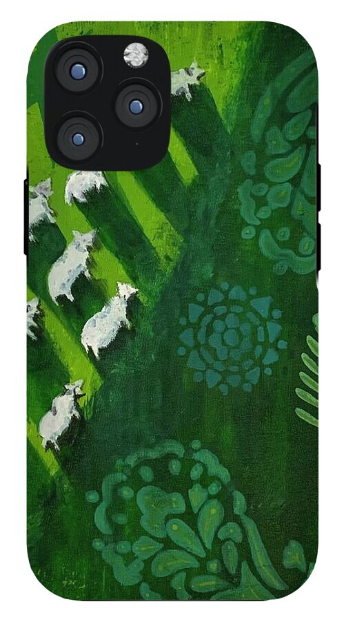 Goats in a Field - Phone Case