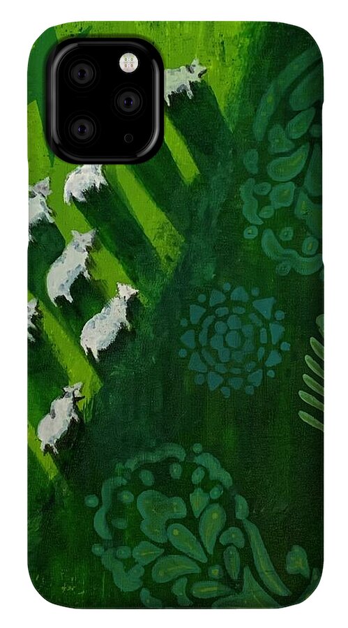 Goats in a Field - Phone Case