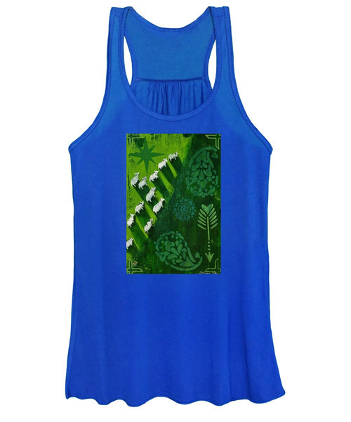 Goats in a Field - Women's Tank Top