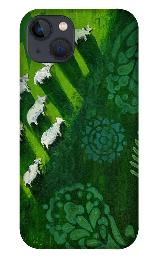Goats in a Field - Phone Case