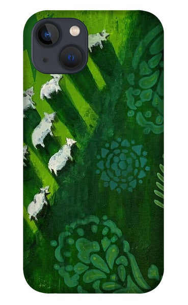 Goats in a Field - Phone Case