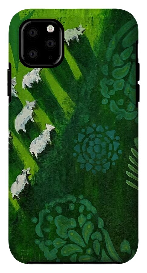 Goats in a Field - Phone Case