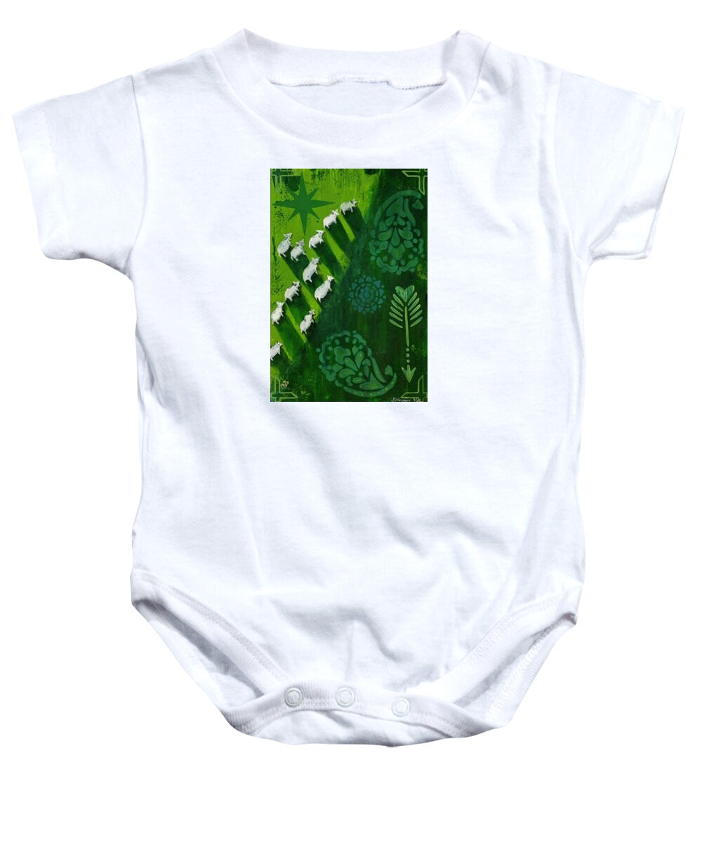 Goats in a Field - Baby Onesie