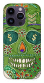 Green Machine Skull Drawing/Doodle - Phone Case