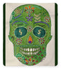 Green Machine Skull Drawing/Doodle - Blanket