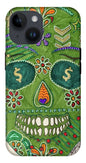 Green Machine Skull Drawing/Doodle - Phone Case